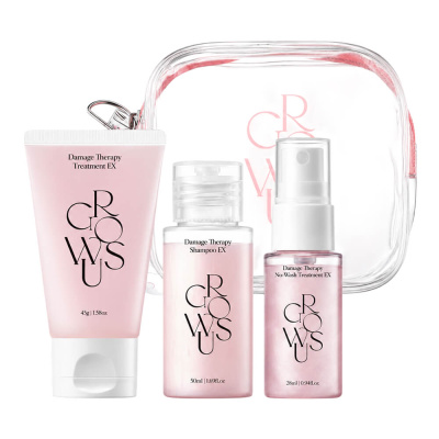 Набор миниатюр для волос GROWUS Damage Therapy Travel Kit