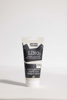 Краска для линогравюры Pebeo "LINO" 80 мл, угольно-черный