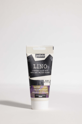 Краска для линогравюры Pebeo "LINO" 80 мл, дуохром жёлто-фиолетовый