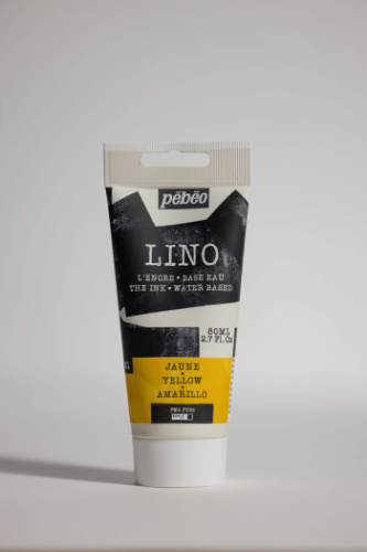 Краска для линогравюры Pebeo "LINO" 80 мл, желтый