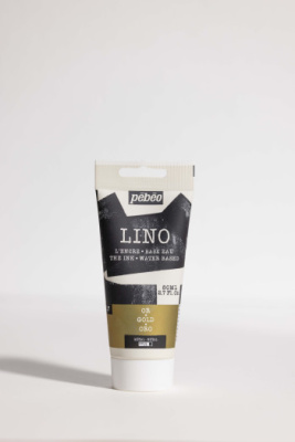 Краска для линогравюры Pebeo "LINO" 80 мл, золото