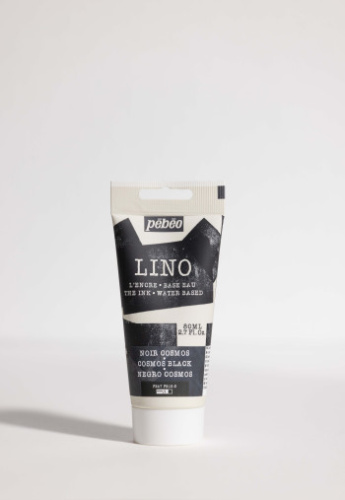 Краска для линогравюры Pebeo "LINO" 80 мл, черный космос