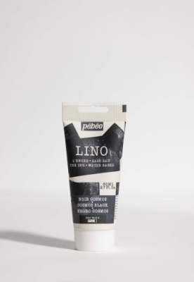 Краска для линогравюры Pebeo "LINO" 80 мл, черный космос