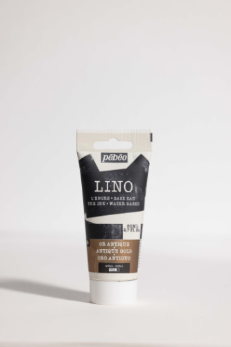 Краска для линогравюры Pebeo "LINO" 80 мл, золото античное