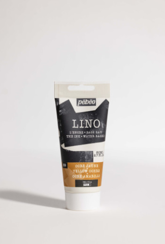 Краска для линогравюры Pebeo "LINO" 80 мл, охра желтая