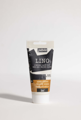 Краска для линогравюры Pebeo "LINO" 80 мл, охра желтая