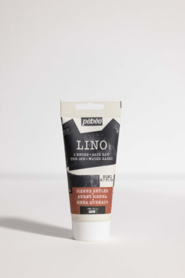 Краска для линогравюры Pebeo "LINO" 80 мл, сиена жженая