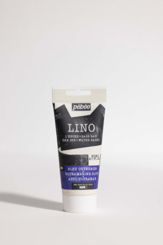 Краска для линогравюры Pebeo "LINO" 80 мл, ультрамарин синий