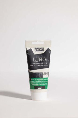 Краска для линогравюры Pebeo "LINO" 80 мл, фталоцианин зеленый