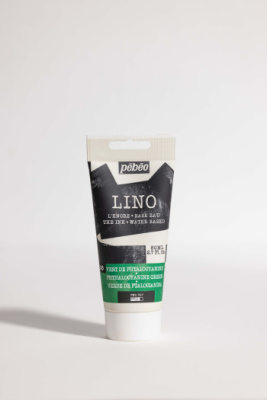 Краска для линогравюры Pebeo "LINO" 80 мл, фталоцианин зеленый