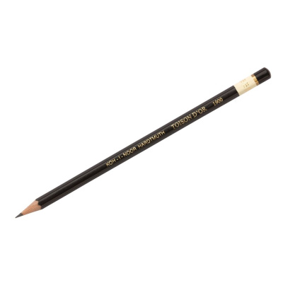Карандаш чернографитный Koh-I-Noor "Toison DOr" 7B, заточен.