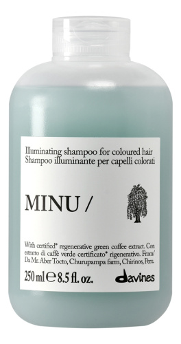 Защитный шампунь для окрашенных волос Minu Shampoo 250мл