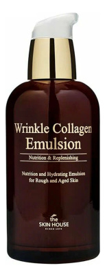 Антивозрастная эмульсия для лица с коллагеном Wrinkle Collagen Emulsion 130мл