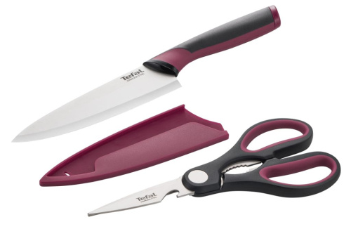 Набор из 2 предметов поварской нож 15 см + ножницы Tefal Comfort K250S225