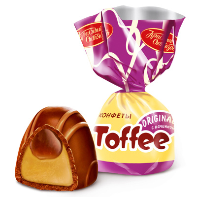Конфеты Toffee Original с начинкой, Красный Октябрь