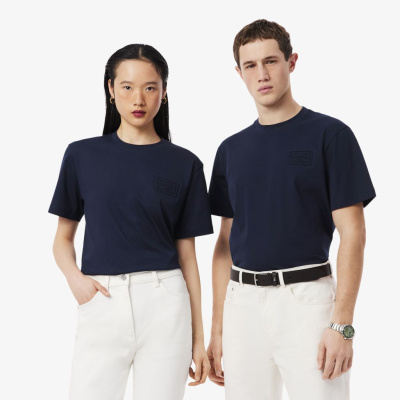 Хлопковая футболка Lacoste унисекс