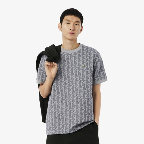 Мужская жаккардовая футболка Lacoste