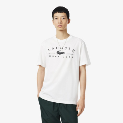 Мужская хлопковая футболка Lacoste