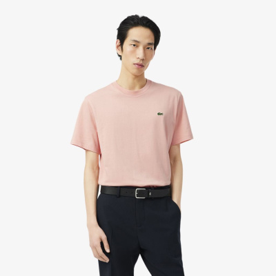 Мужская хлопковая футболка Lacoste с коротким рукавом