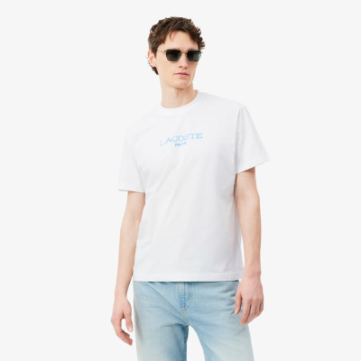 Мужская хлопковая футболка Lacoste