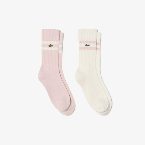 Высокие хлопковые носки Lacoste Terry Sole Унисекс