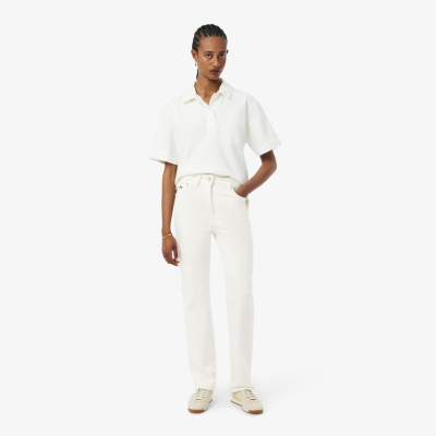 Женские джинсы Lacoste прямого кроя