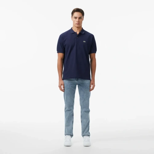 Мужские хлопковые джинсы Lacoste зауженного кроя