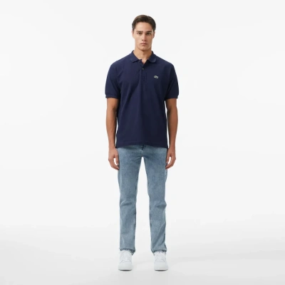 Мужские хлопковые джинсы Lacoste зауженного кроя