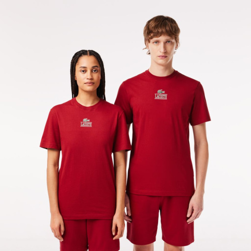 Мужская хлопковая футболка Lacoste