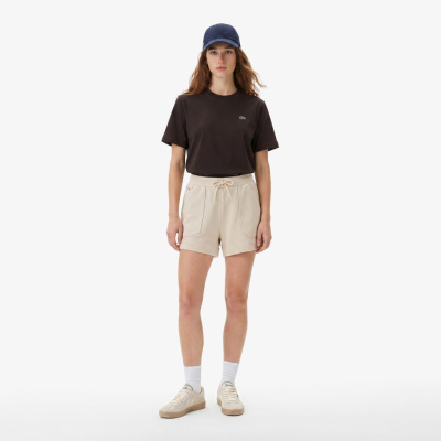 Женские хлопковые шорты Lacoste