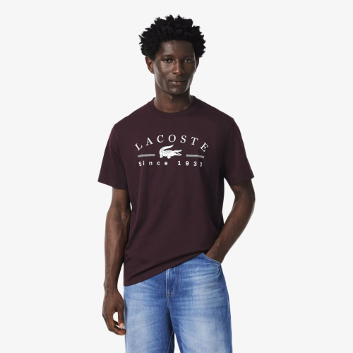 Мужская хлопковая футболка Lacoste