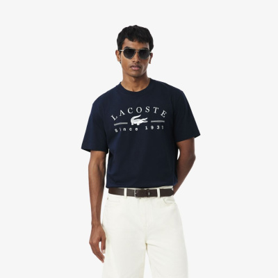 Мужская хлопковая футболка Lacoste