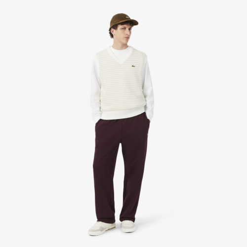 Мужские спортивные брюки из флиса свободного кроя Lacoste