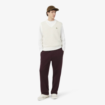 Мужские спортивные брюки из флиса свободного кроя Lacoste
