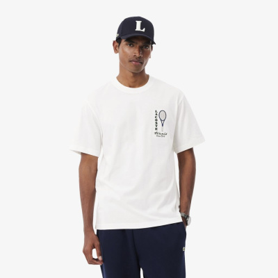 Мужская хлопковая футболка Lacoste