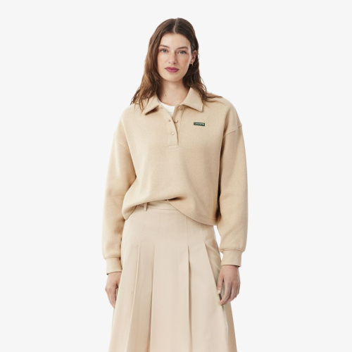 Женская хлопковая толстовка Lacoste