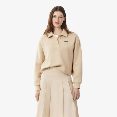 Женская хлопковая толстовка Lacoste