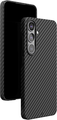 Клип-кейс VLP Kevlar для Samsung Galaxy S25+ с MagSafe Чёрный