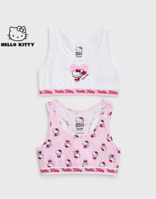 Бельевые топы с принтом Hello Kitty 2 шт. Глория Джинс