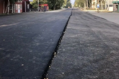 Закончен капремонт улицы Дзержинского в Ленске / ЯСИА   