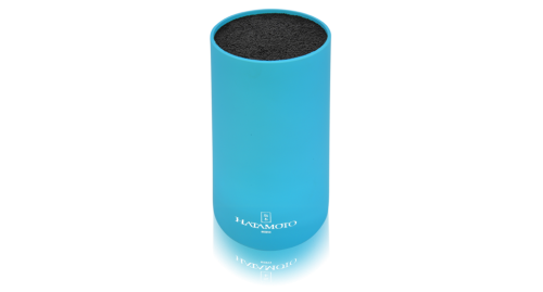 Подставка для ножей круглая HATAMOTO COLOR, PWBS-15D-BLU, голубая, пластик