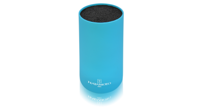 Подставка для ножей круглая HATAMOTO COLOR, PWBS-15D-BLU, голубая, пластик