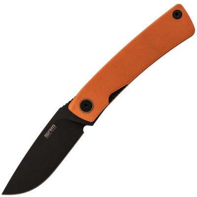 Складной нож SRM Air, сталь 14C28N, рукоять G10, желтый