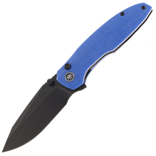 Складной нож Remette Cool Whale blackwash , сталь 14C28N, рукоять G10, синий