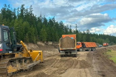 Ремонт автодороги к селу Танда завершили досрочно в Якутии / ЯСИА   Республика Саха (Якутия)