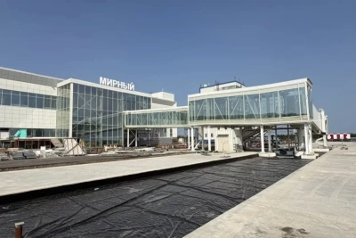 Аэровокзальный комплекс Мирного готов более чем на 90% / ЯСИА   
