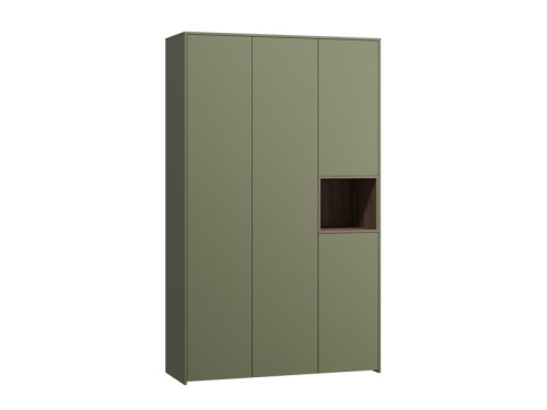 Распашной шкаф Висмар 3-153x240 Оливковый