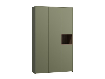Распашной шкаф Висмар 3-153x240 Оливковый