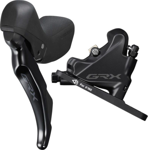 Шоссейные пистолеты Shimano GRX ST-RX400 (2x10) с гидравлическим тормозом BR-RX400 (850 мм левый - передний)