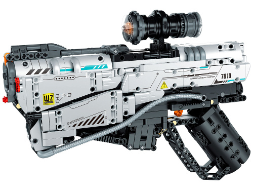 7810_MK Конструктор Механическая пушка черная